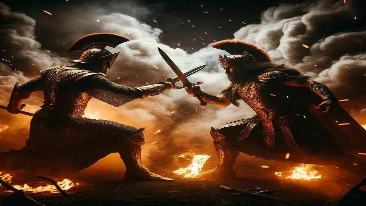 Discuss the story of David and Saul as recounted in the KJV