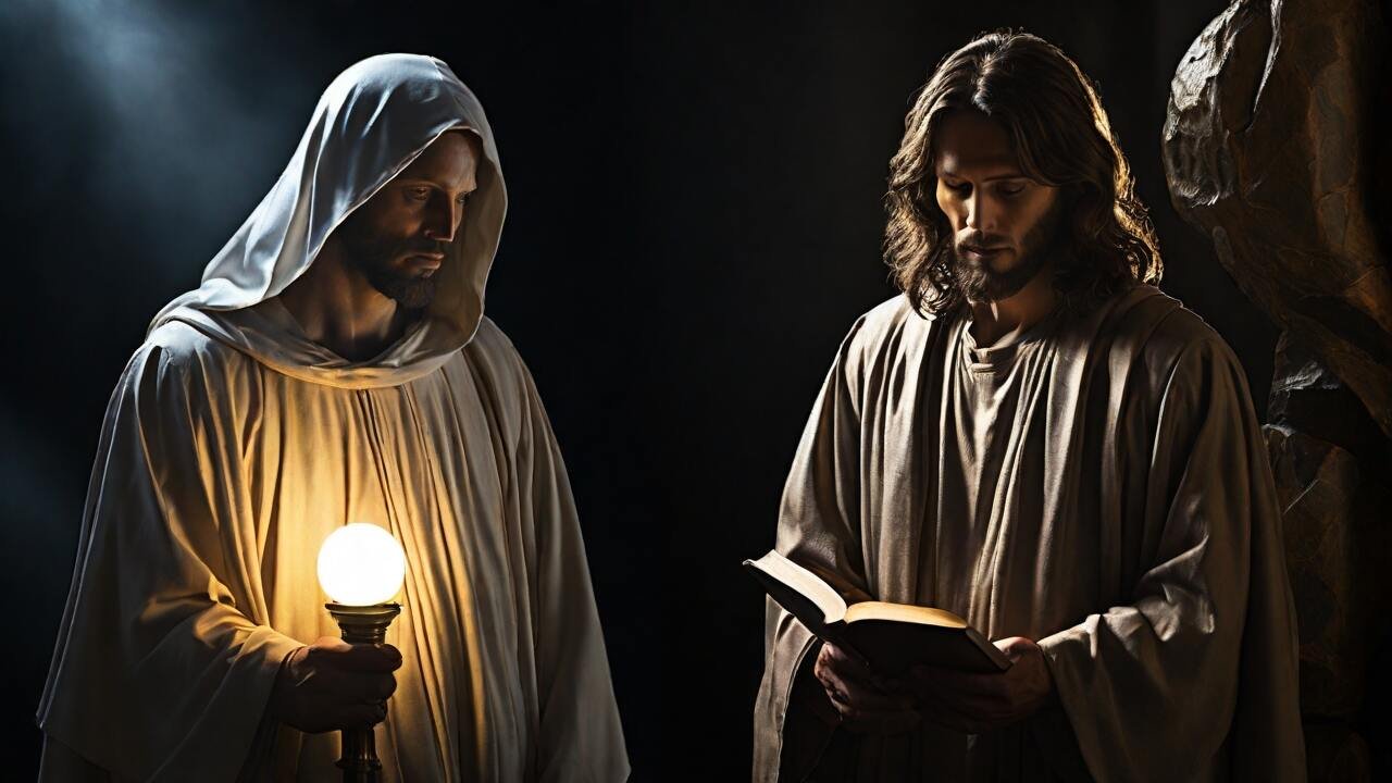 How do angels communicate with humans according to biblical accounts?