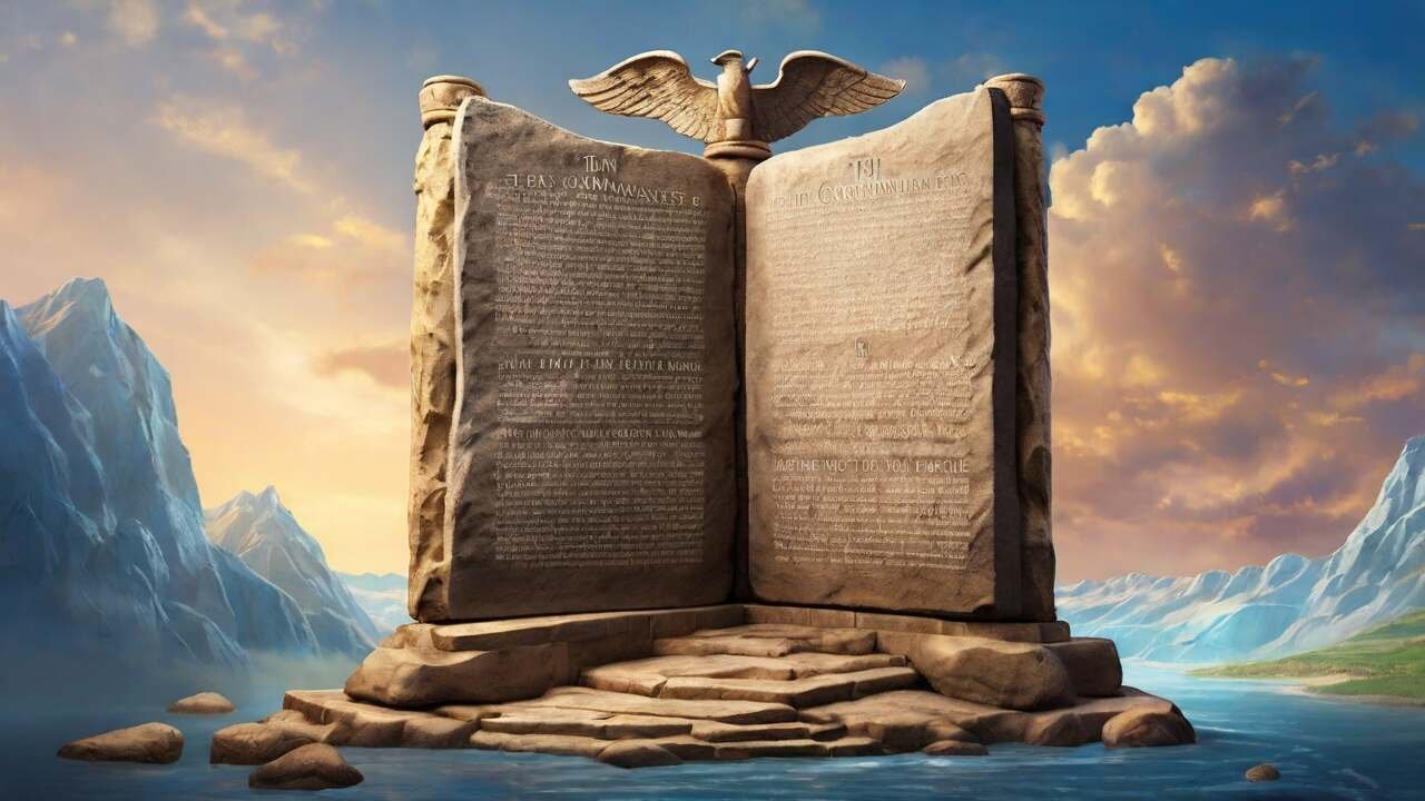 What are the key teachings of the Ten Commandments?
