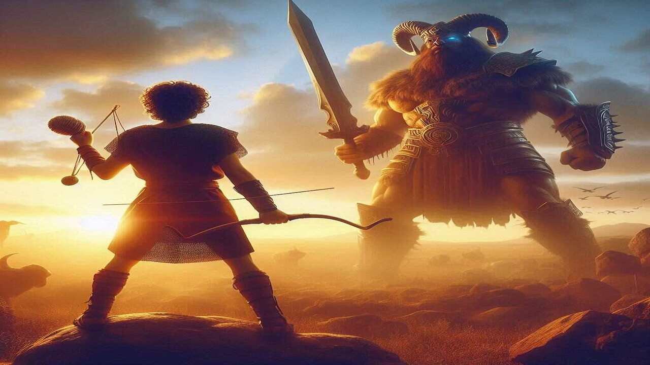 What lessons can we learn from the story of David and Goliath?