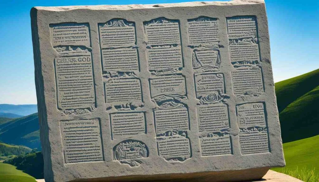 What is the significance of the Ten Commandments?
