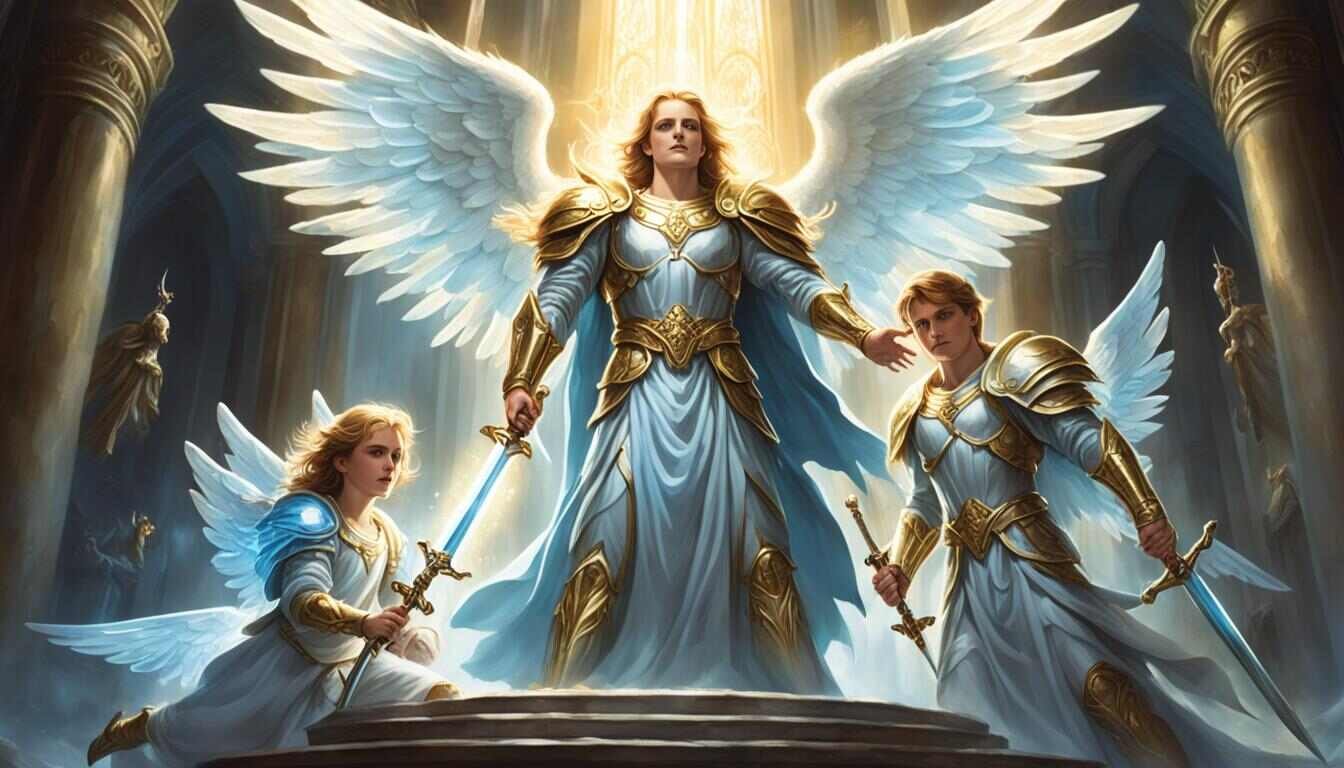 Discuss the concept of guardian angels in Christian belief.