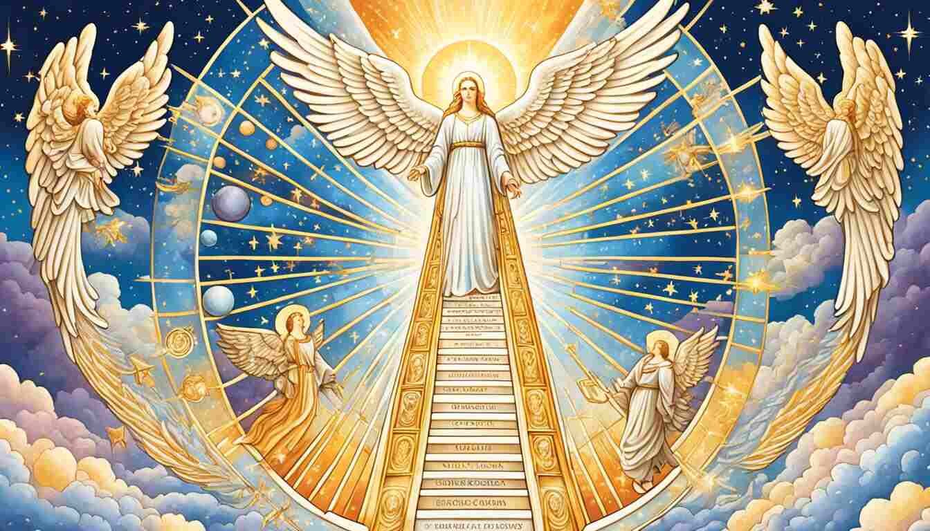Explore the hierarchy of angels in Christian theology.