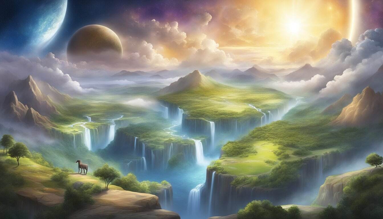 Describe the creation story as told in the King James Bible.