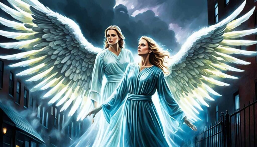 Explore the biblical stories involving angelic protection.